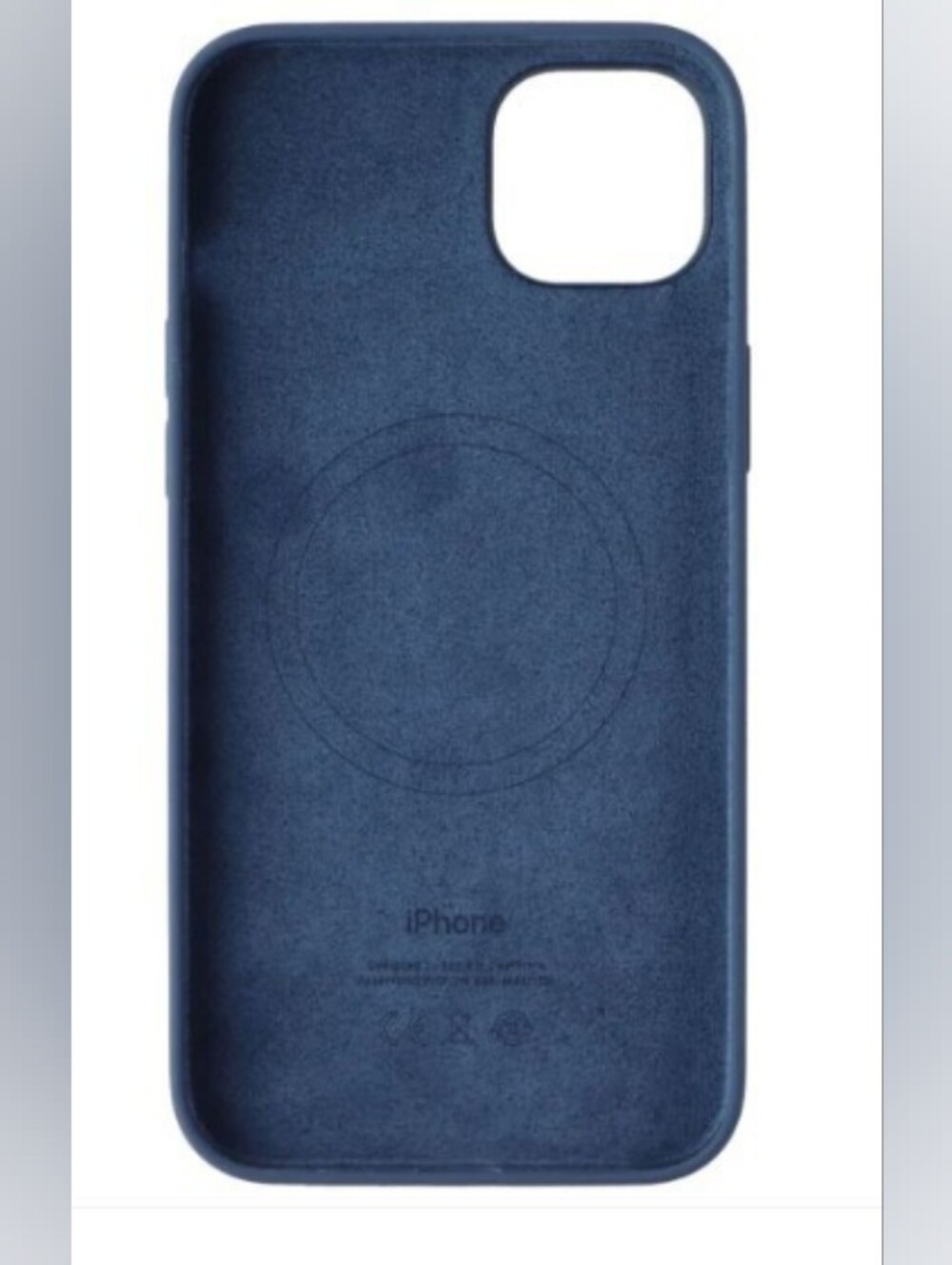 Apple Silicone Case – iPhone 14 Plus – Storm Blue – MagSafe – NWT - Picture 2 of 10